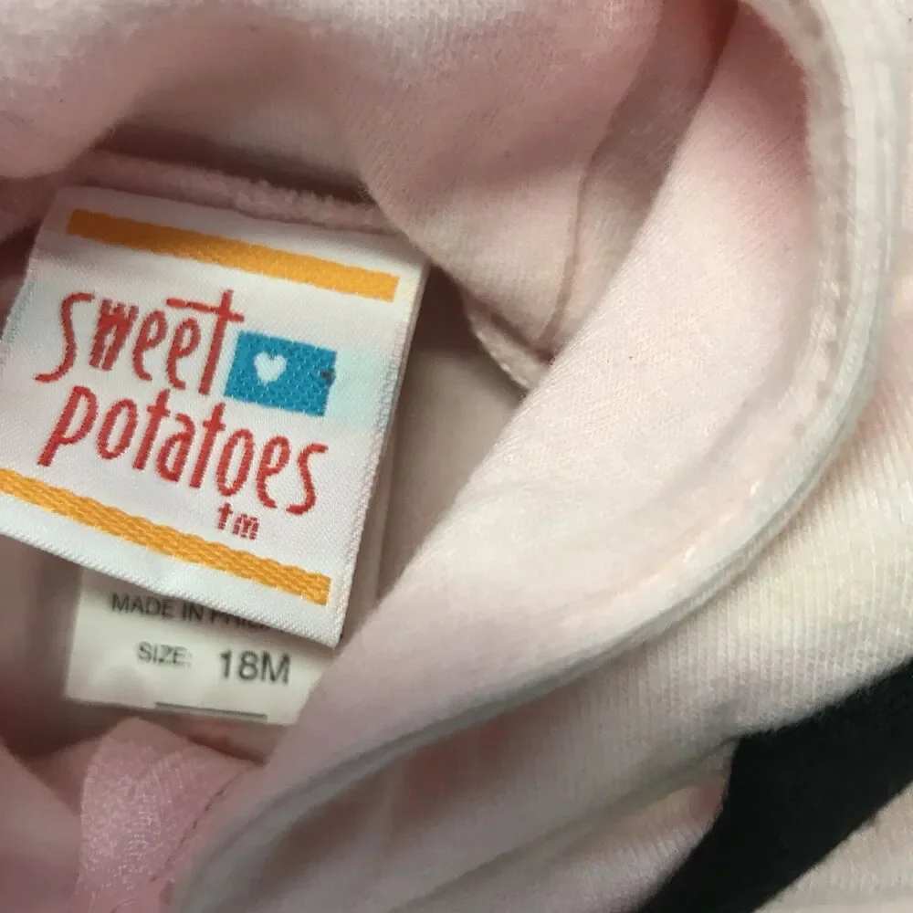 Sweet‎ Potatoes Girls Costume Size 18 Months Pink Poodle Dog Halloween NEW